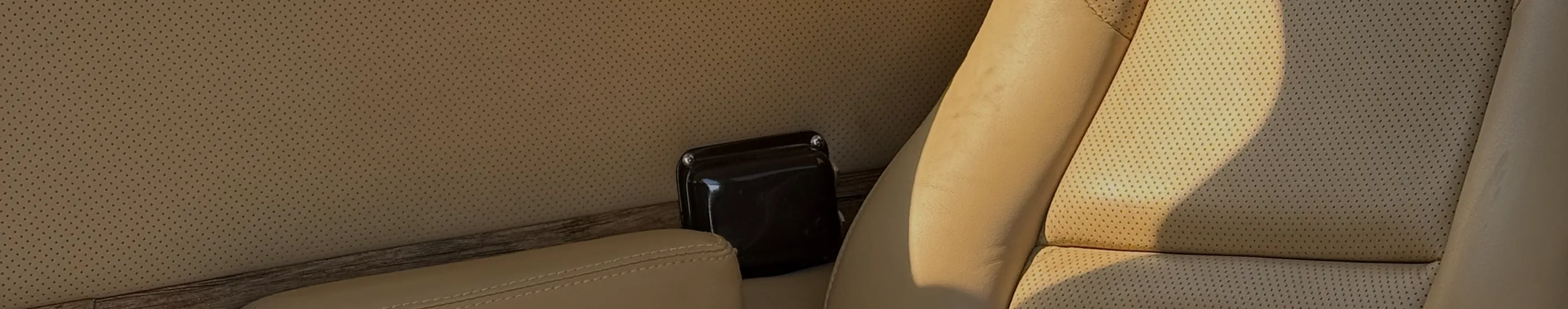 Private jet interior