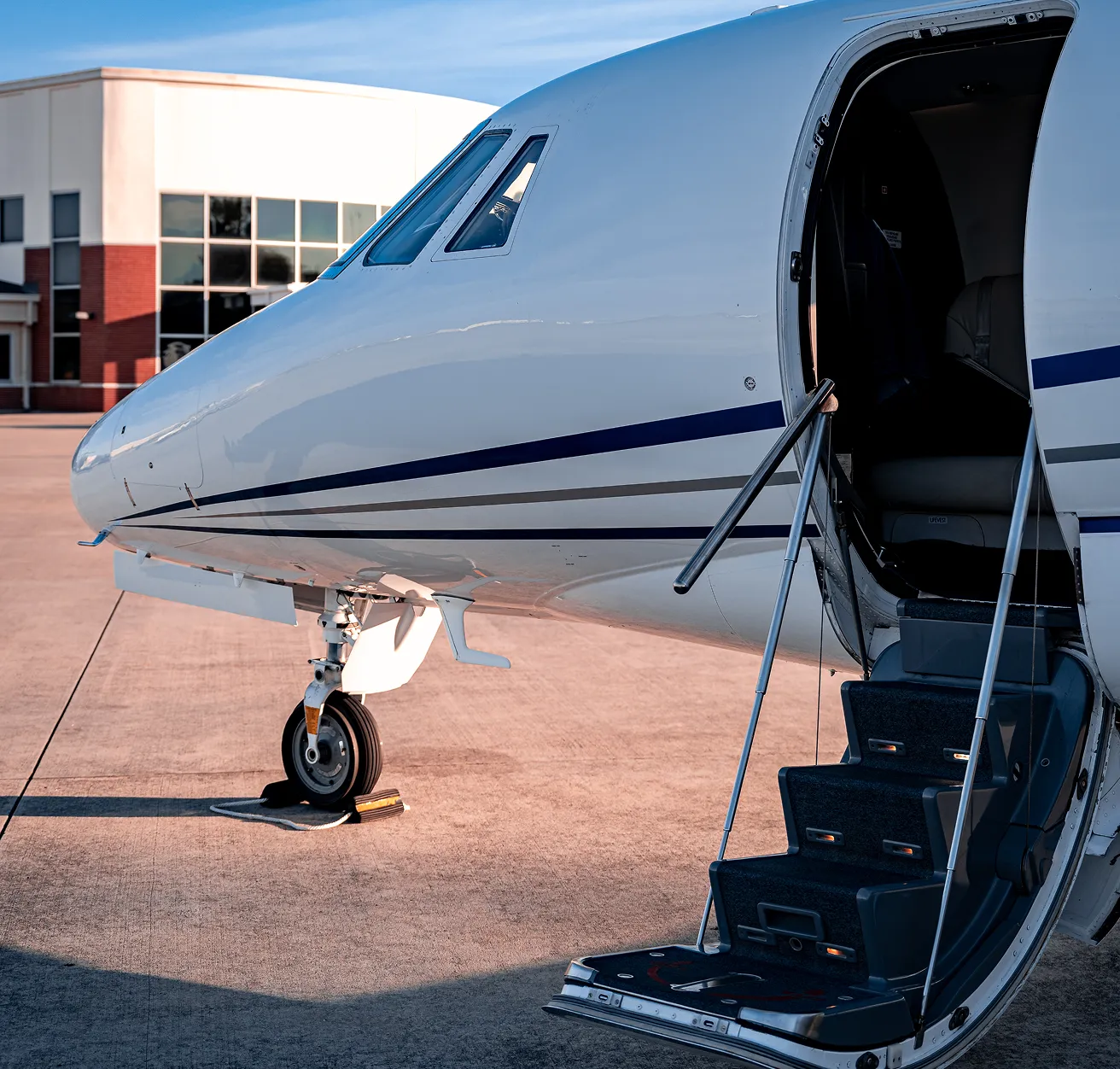 Private jet stairs