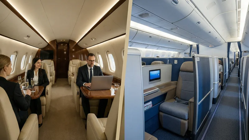 Private Jet vs. First Class: Is Chartering Worth the Cost?